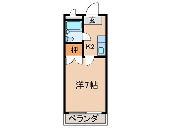 グランド－ル新田辺の物件間取画像